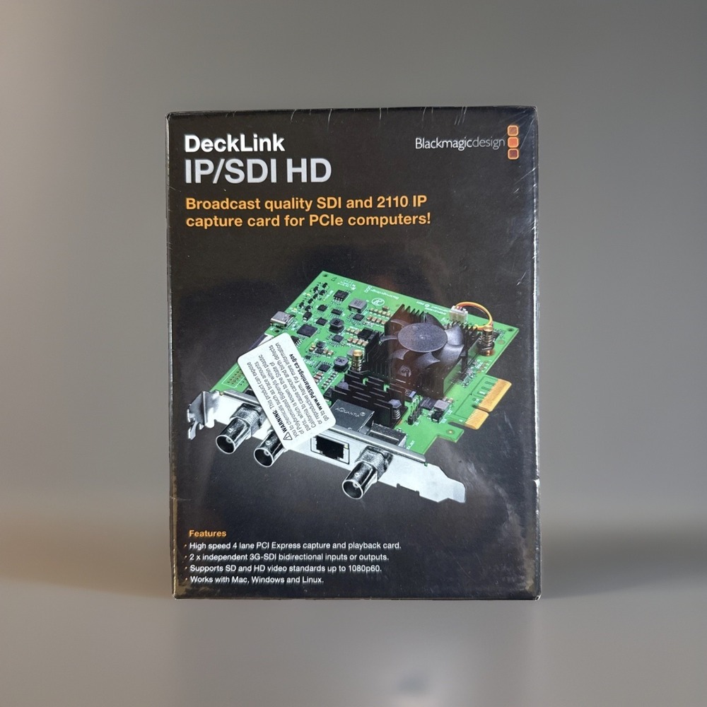 Blackmagic Design DeckLink IP HD 3G-SDI   (NEW & SEALED)